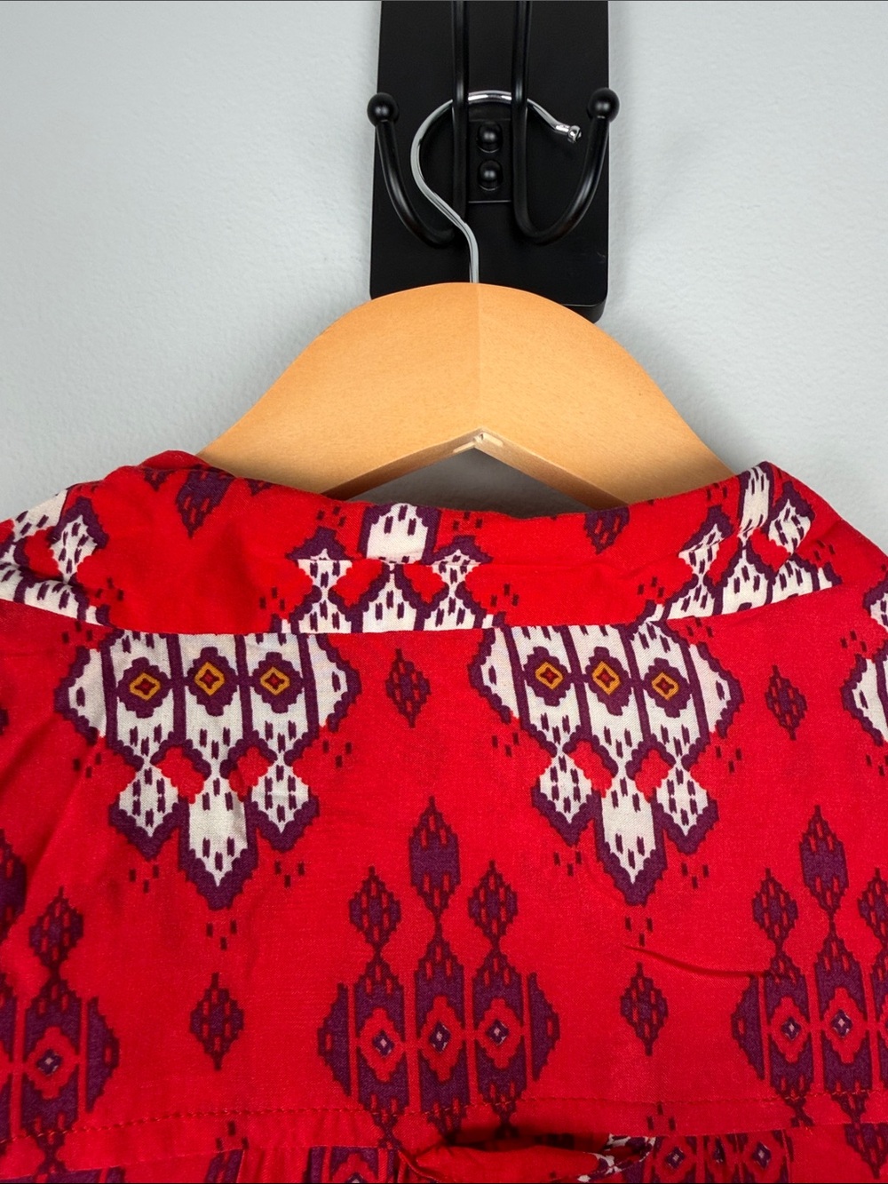 Anthropologie Maeve Woodland Walk Boho Blouse Size 6 - Picture 7 of 9